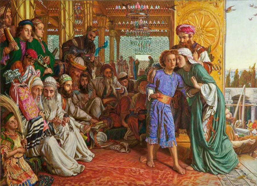Opdagelsen af Frelseren i Templet - William Holman Hunt