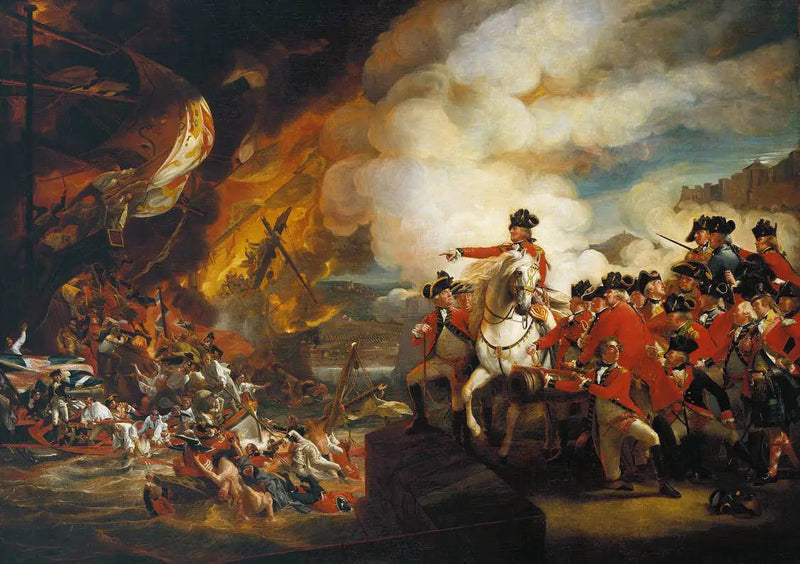 Gibraltar, september 1782 - John Singleton Copley