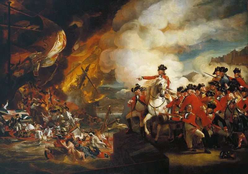 Gibraltar, september 1782 - John Singleton Copley