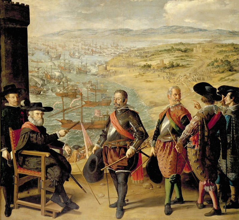 Cádiz forsvar mod englænderne - Francisco de Zurbarán