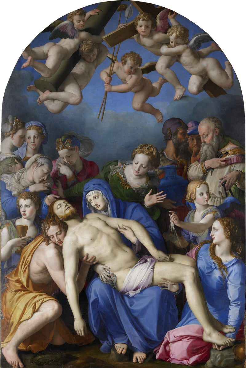Korsfæstelsen af den døde Kristus - Bronzino