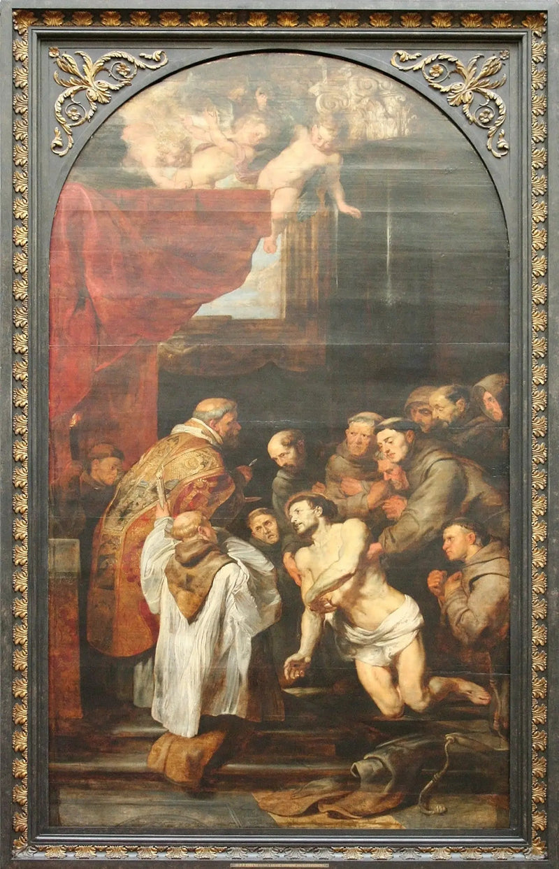 Den sidste nadver af François d'Assise - Peter Paul Rubens