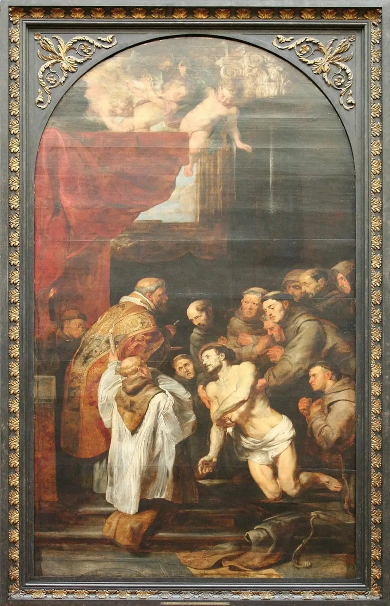 Den sidste nadver af François d'Assise - Peter Paul Rubens