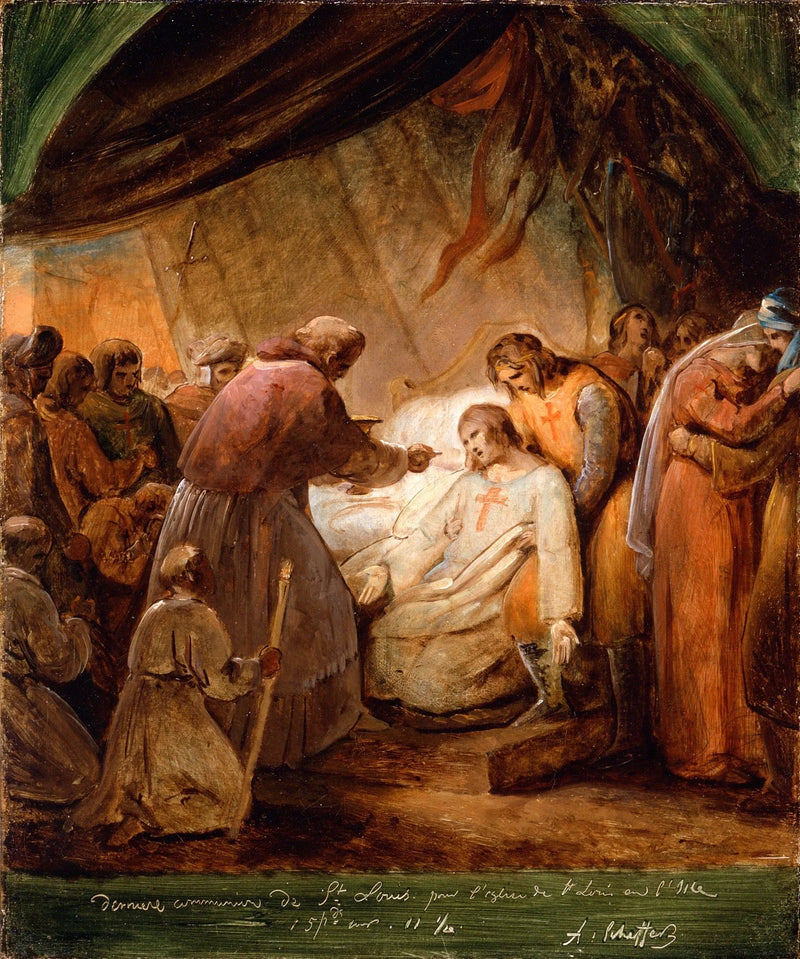 Saint Louis' sidste nadver - Ary Scheffer