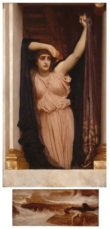 Den sidste vagt af helten - Frederic Leighton