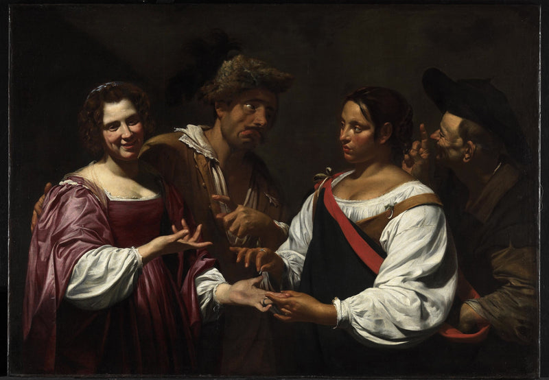 Den heldige spåkvinde - Simon Vouet