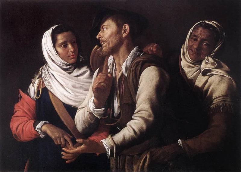 Den heldige spåkvinde - Simon Vouet