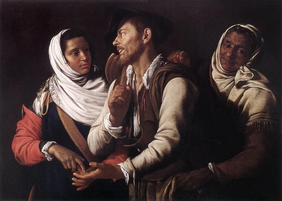 Den heldige spåkvinde - Simon Vouet