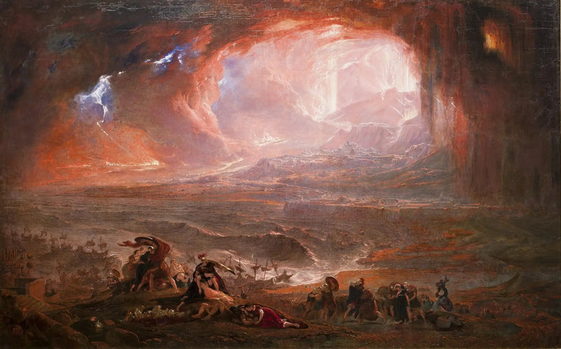 Pompejis og Herculaneums ødelæggelse - John Martin