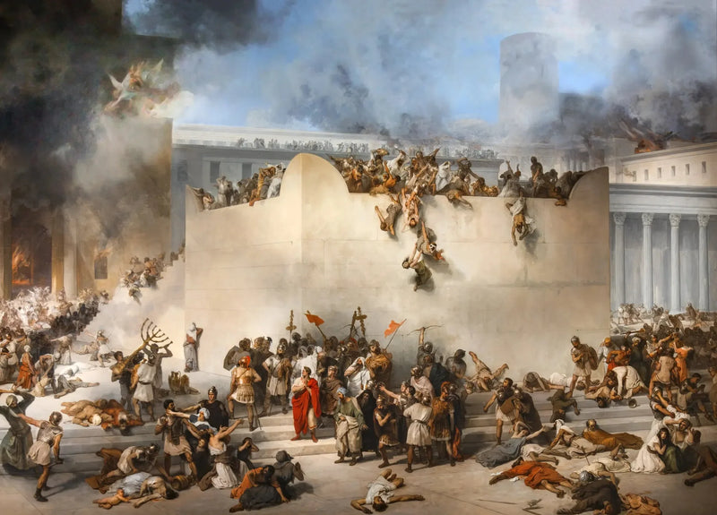 Ødelæggelsen af Jerusalems tempel - Francesco Hayez