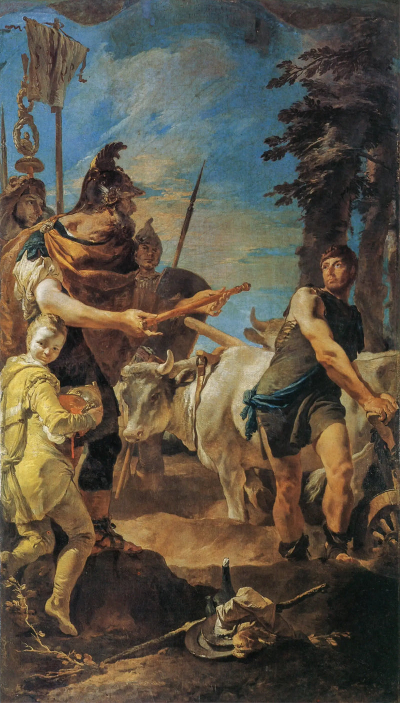 La dictature tilbudt til Cincinnatus - Giovanni Battista Tiepolo