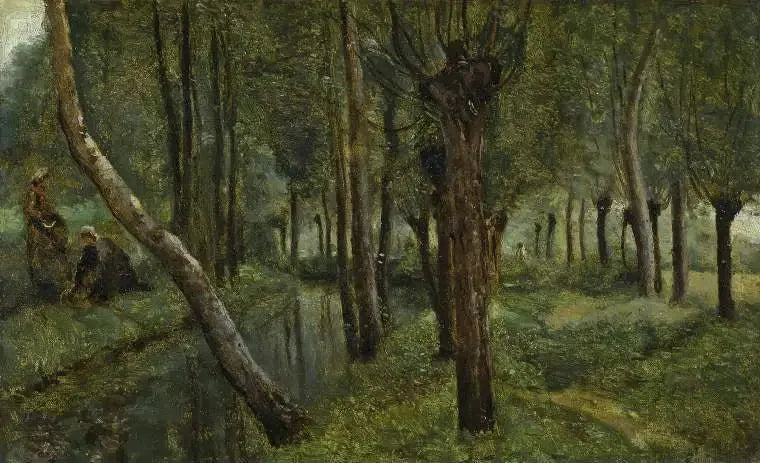 La Digue - Jean-Baptiste Camille Corot