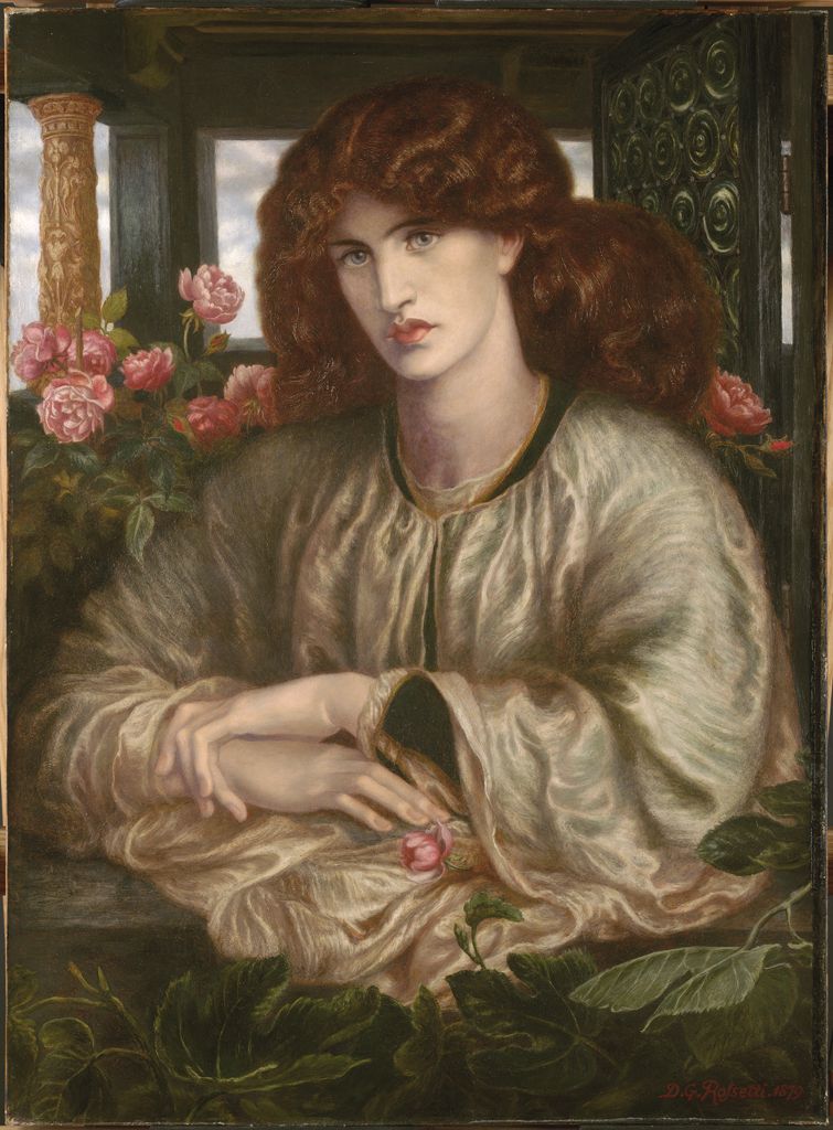Kvinden ved vinduet - Dante Gabriel Rossetti
