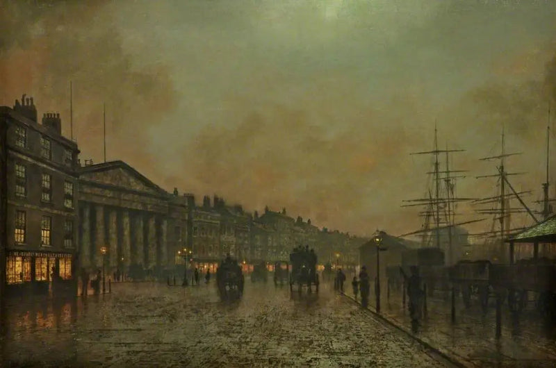 Liverpool told, set fra syd - John Atkinson Grimshaw