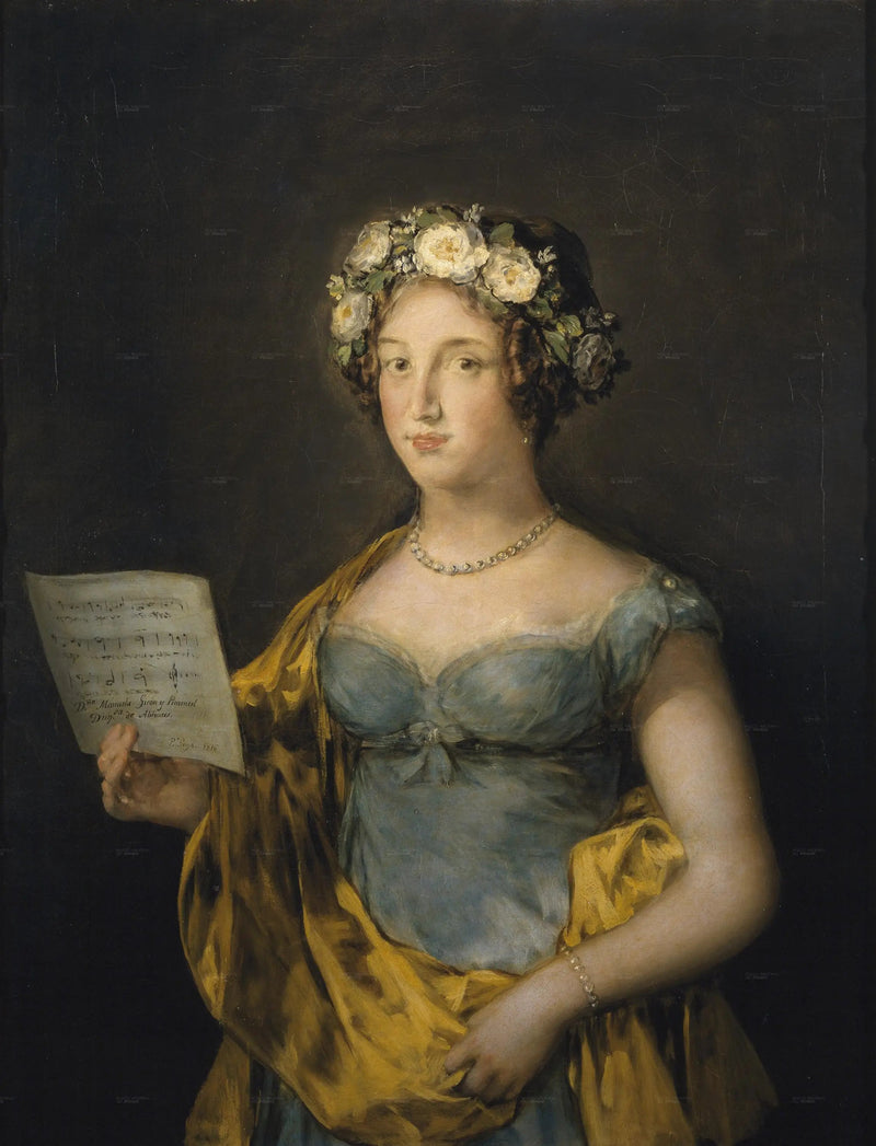 Hertuginde af Abrantes - Francisco de Goya