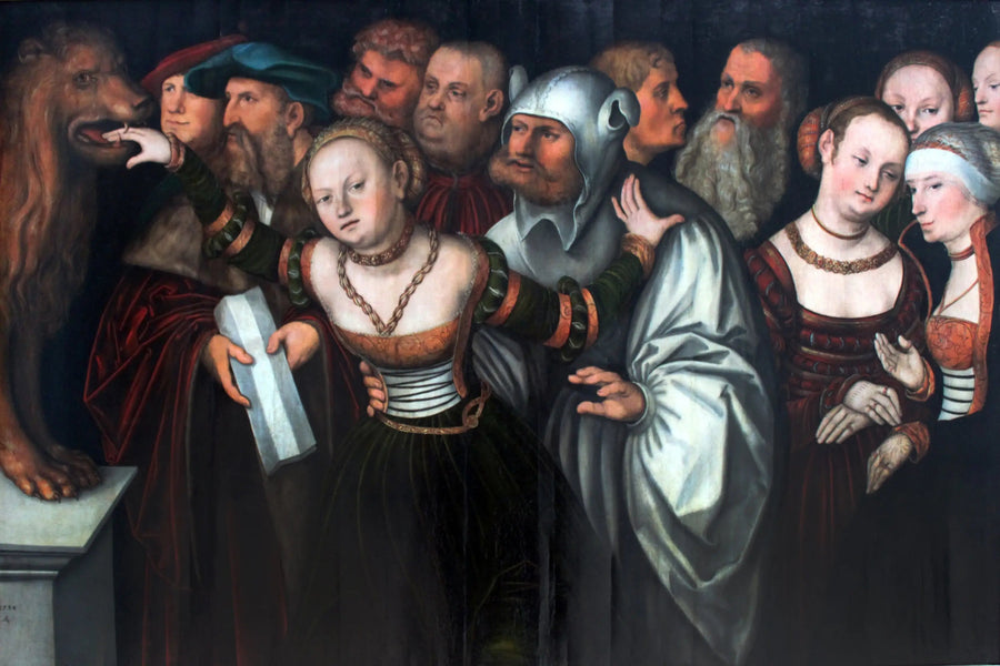 Fabelen om Sandhedens Mund - Lucas Cranach den Ældre