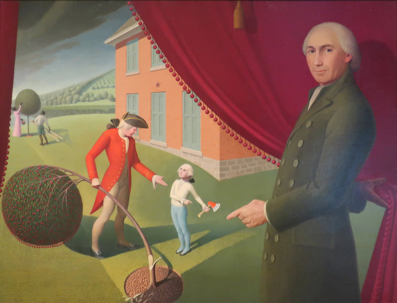 Parson Weems' Fabel - Grant Wood