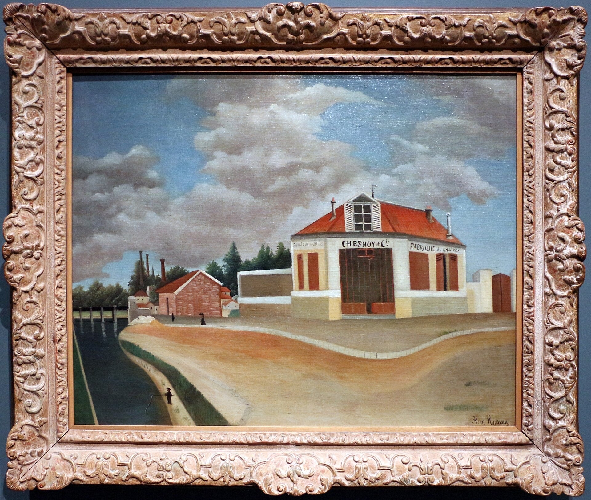 La Fabrique de stole i Alfortville - Henri Rousseau