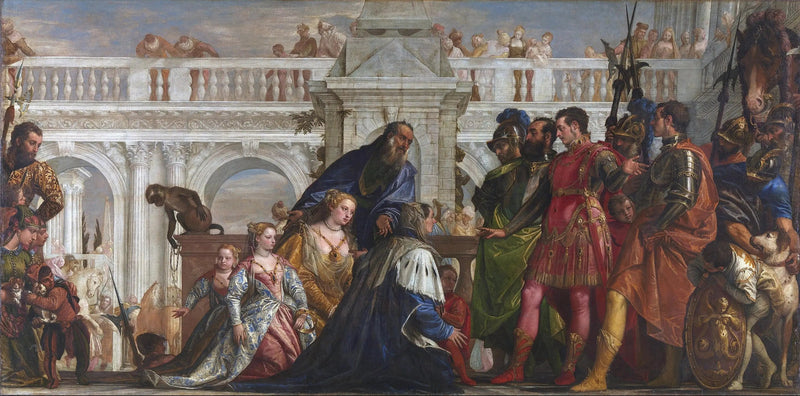 Darius' Familie foran Alexander - Paul Véronèse