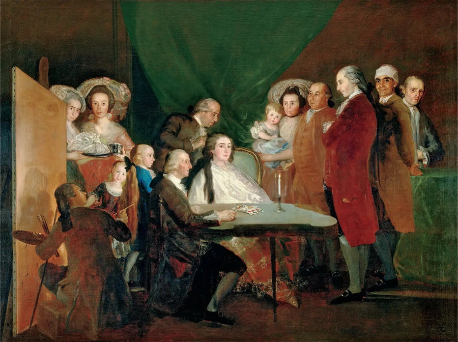 Familien af infant Don Louis de Bourbon - Francisco de Goya