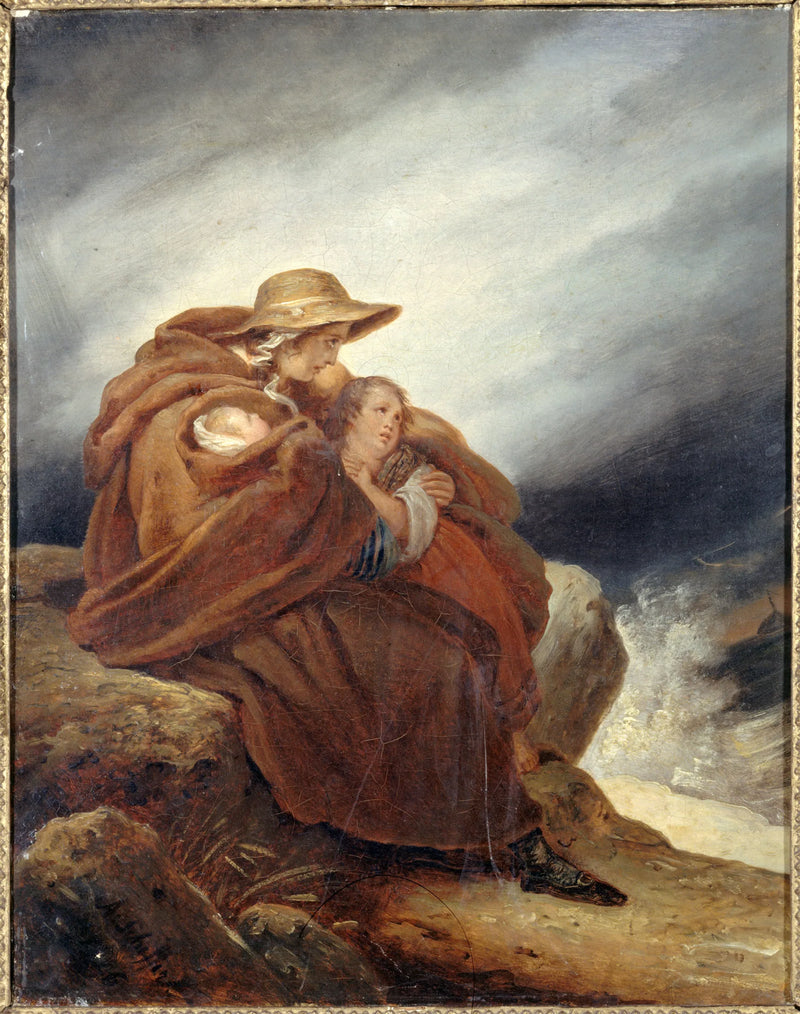 Familien af sømanden - Ary Scheffer