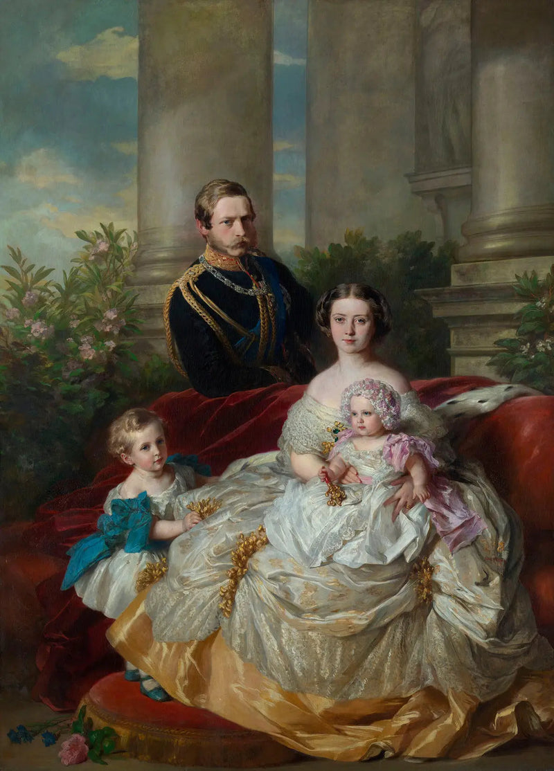 Familien af den kronprins og kronprinsessen Frédéric-Guillaume af Preussen - Franz Xaver Winterhalter