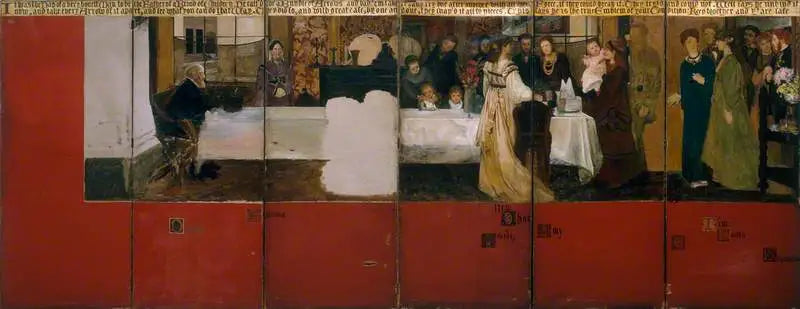 Epp-familien (skærmvæg) - Lawrence Alma-Tadema
