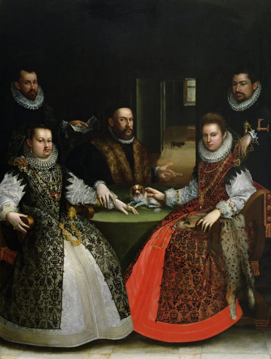 La Famille Gozzadini - Lavinia Fontana image 1 reproduction artisanale de tableau