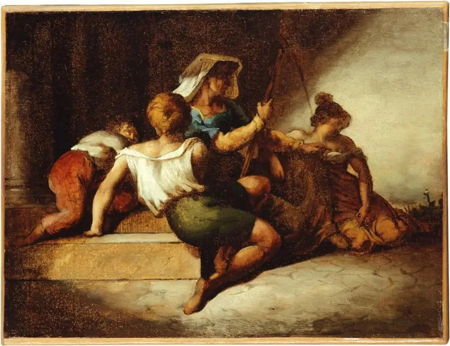 Den italienske familie - Théodore Géricault