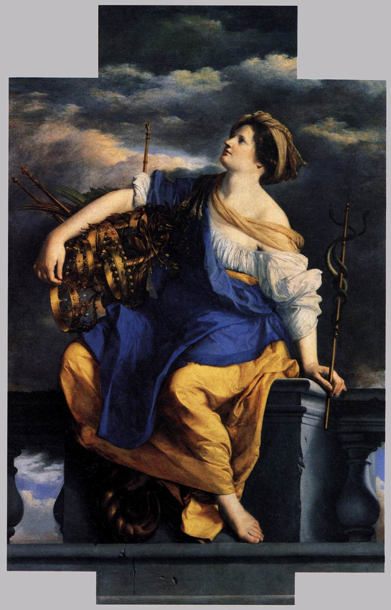 Den triumferende offentlige glæde over farerne - Orazio Gentileschi