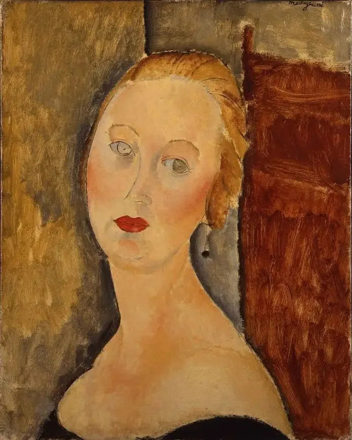 Den blonde kvinde - Amedeo Modigliani