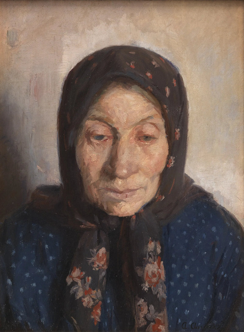 En gammel fiskers kone - Anna Ancher