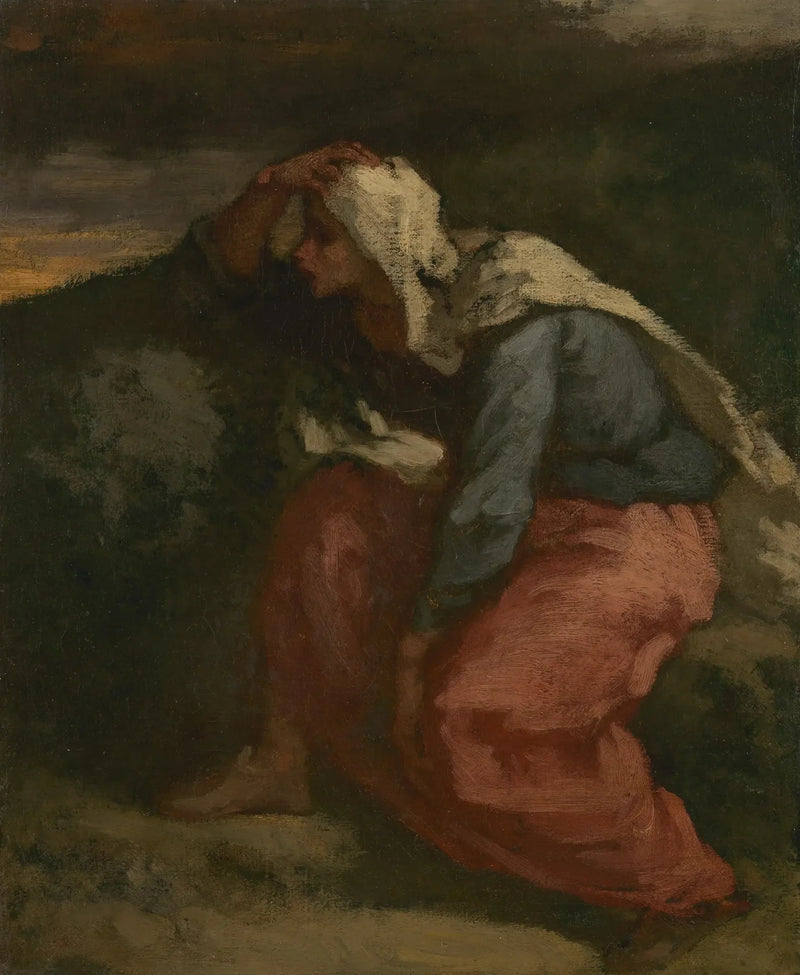Kvinden af fiskeren - Jean-François Millet