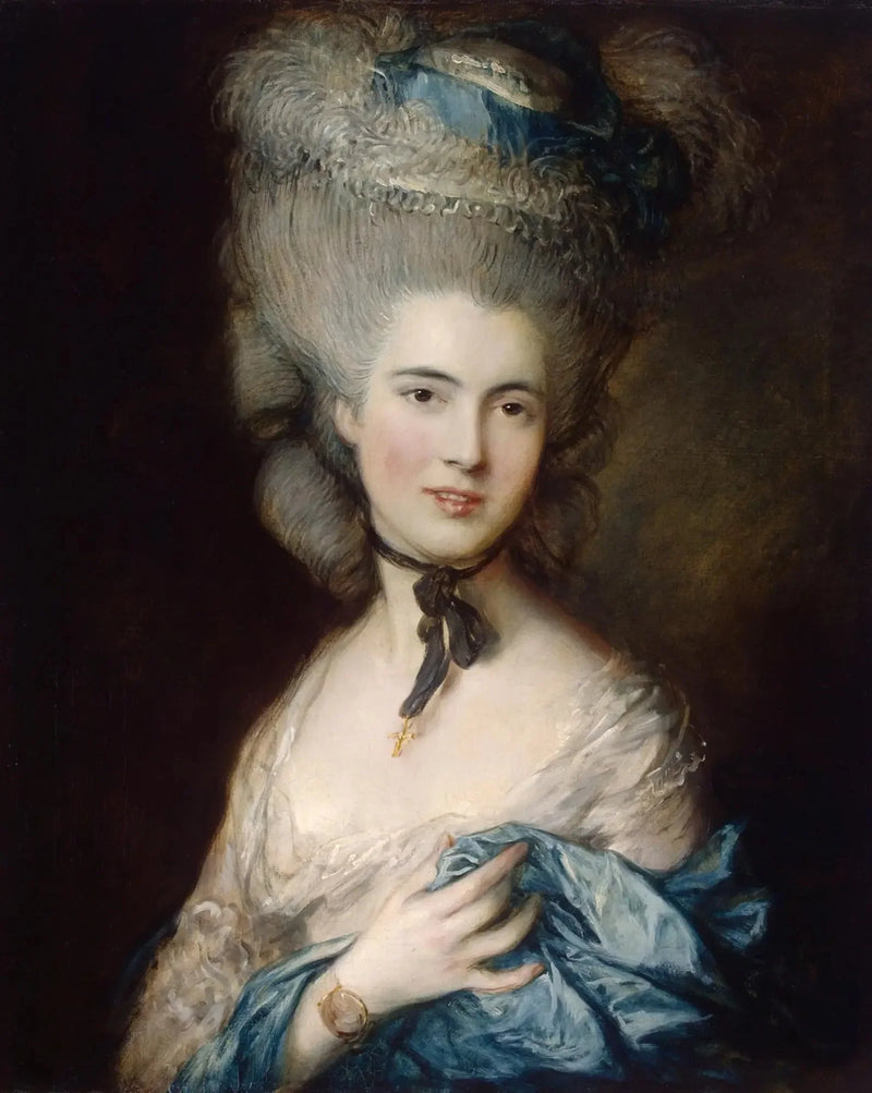 Kvinden i blå - Thomas Gainsborough