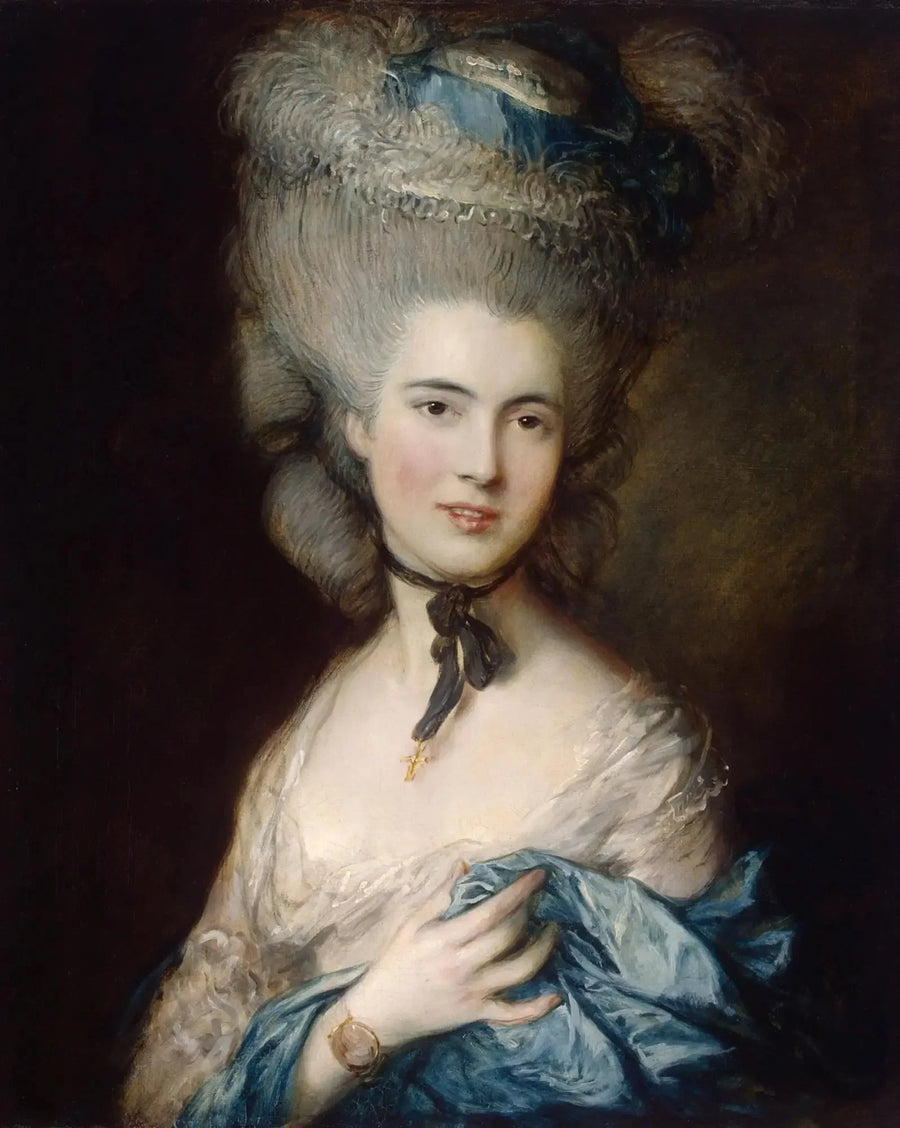 Kvinden i blå - Thomas Gainsborough