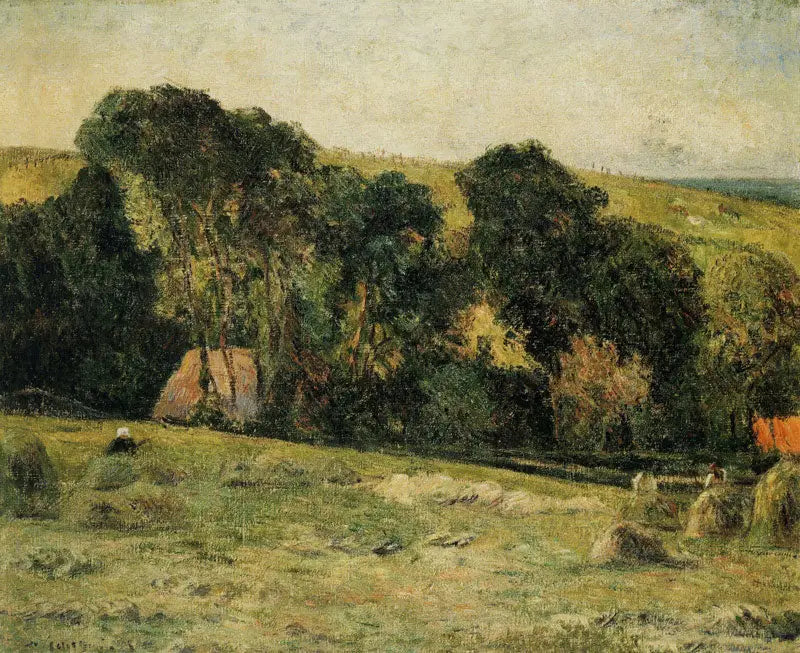 Høsten i nærheden af Dieppe - Paul Gauguin