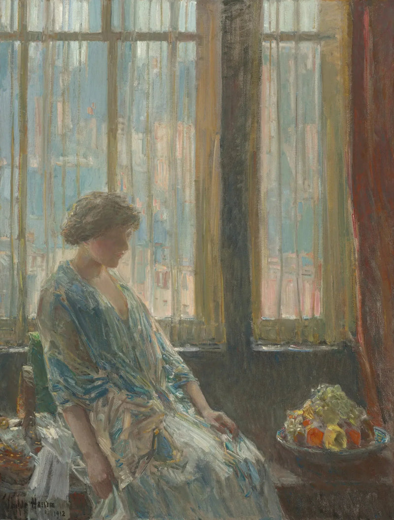 New York-vinduet - Childe Hassam