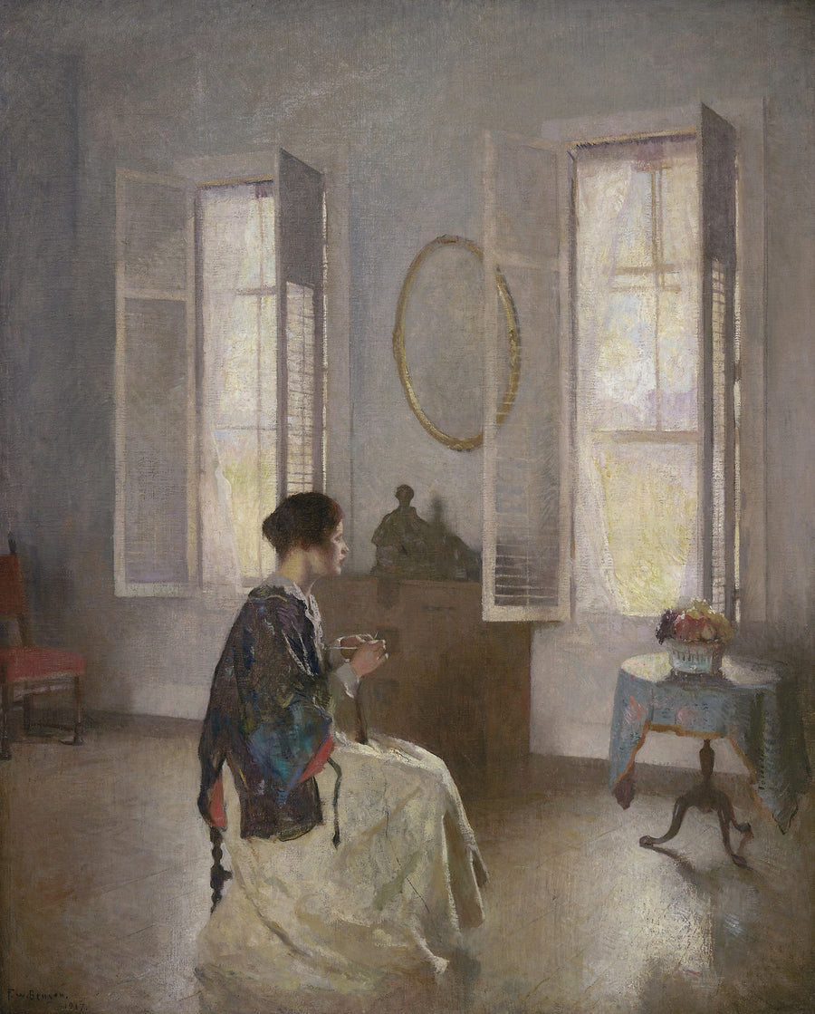 Det åbne vindue - Frank Weston Benson