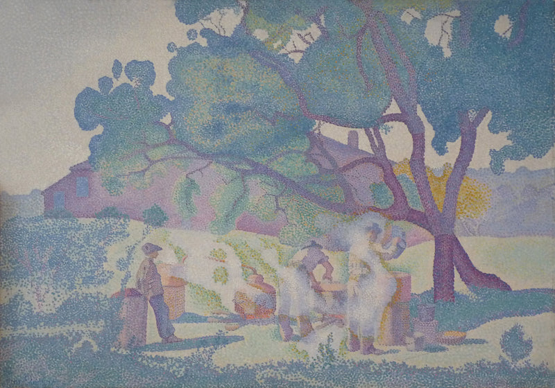 La Ferme, morgen - Henri-Edmond Cross