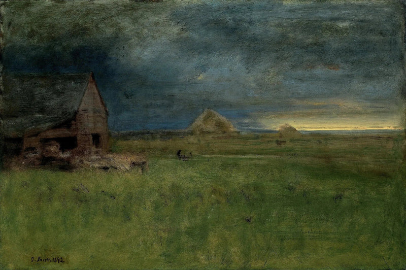 Den ensomme gård, Nantucket - George Inness