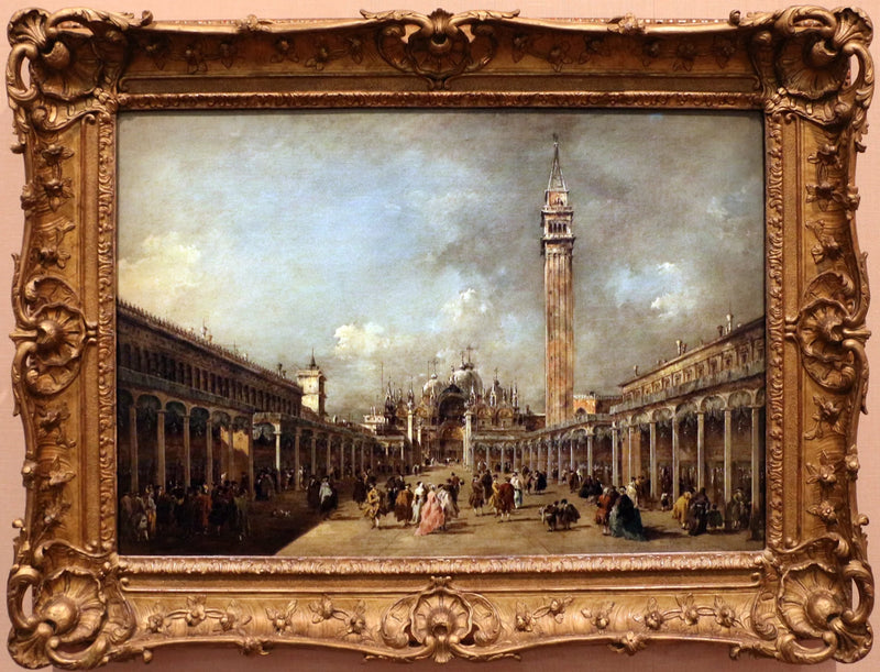 Himmelfartsdag på Markuspladsen - Francesco Guardi