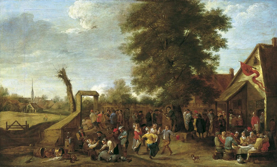 Byfesten - David Teniers den Yngre
