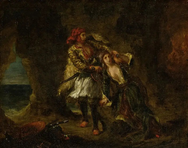 Abydos' Brud - Eugène Delacroix