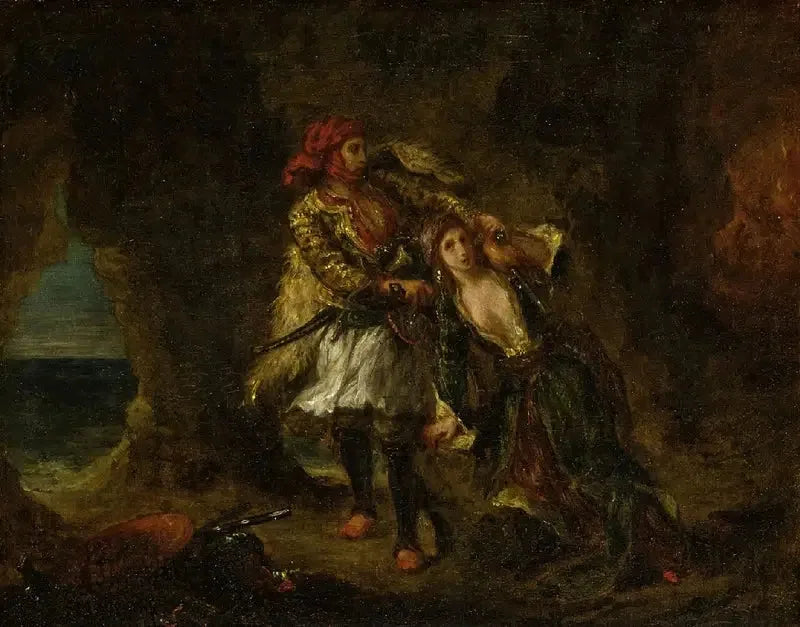 Abydos' Brud - Eugène Delacroix