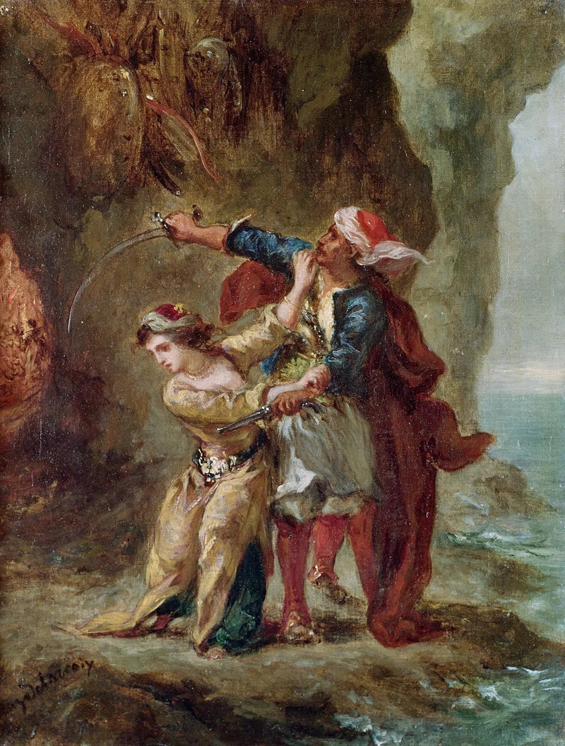 Abydos' Brud - Eugène Delacroix