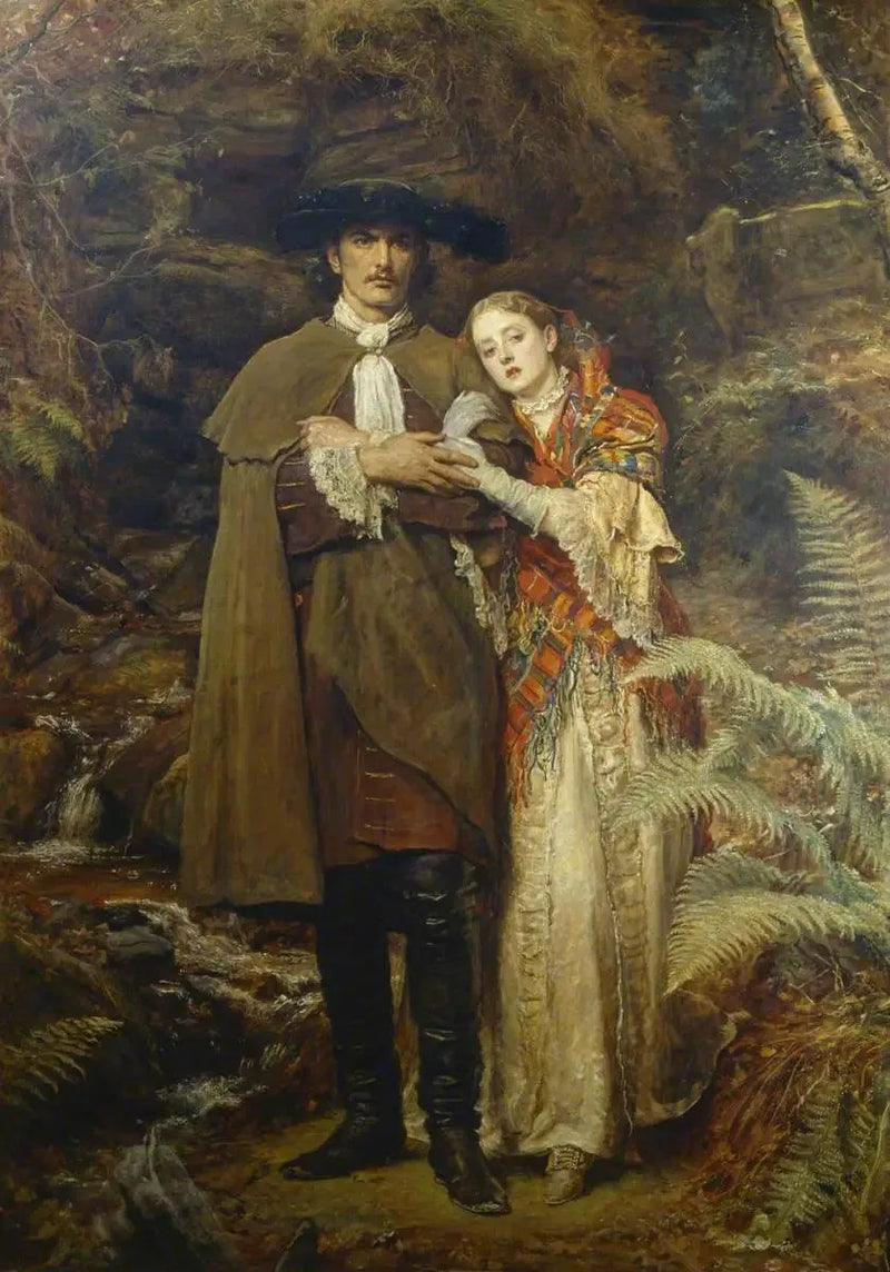 La Forlovede af Lammermoor - John Everett Millais