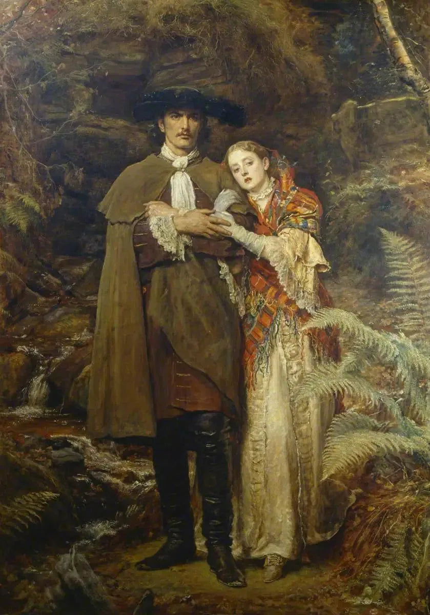 La Forlovede af Lammermoor - John Everett Millais