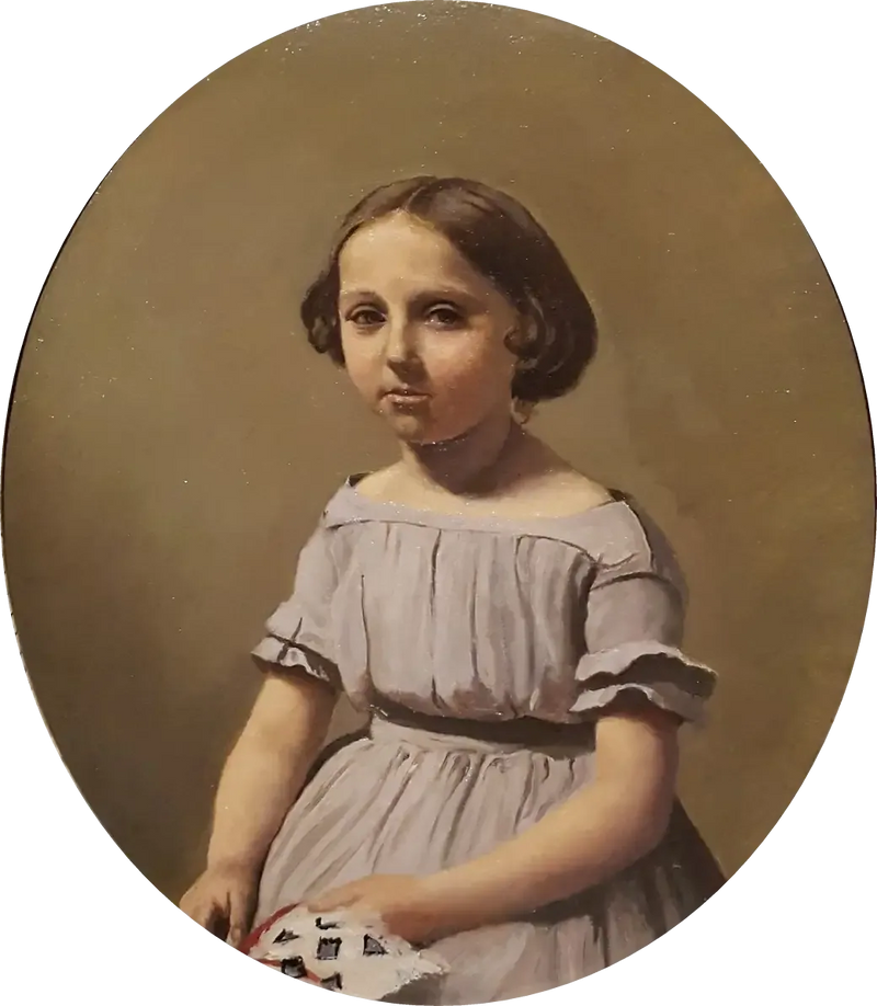 Den ældste datter af hr. Edouard Delalain - Jean-Baptiste Camille Corot