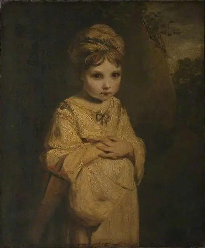 Jomfruen med jordbær - Joshua Reynolds