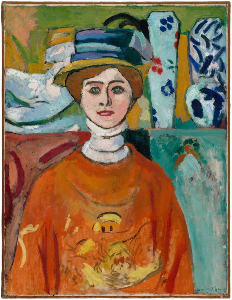 Pigen med de grønne øjne - Henri Matisse